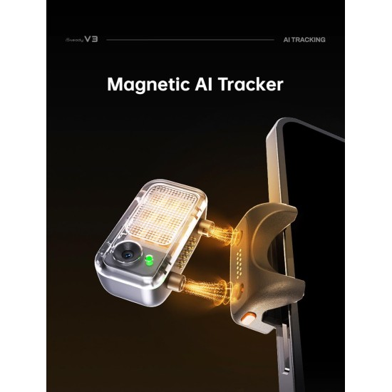Hohem iSteady V3 AI Smartphone Gimbal with AI Tracker & Fill Light Module (Black) Hohem iSteady V3 AI Smartphone Gimbal with AI Tracker & Fill Light Module (Black)